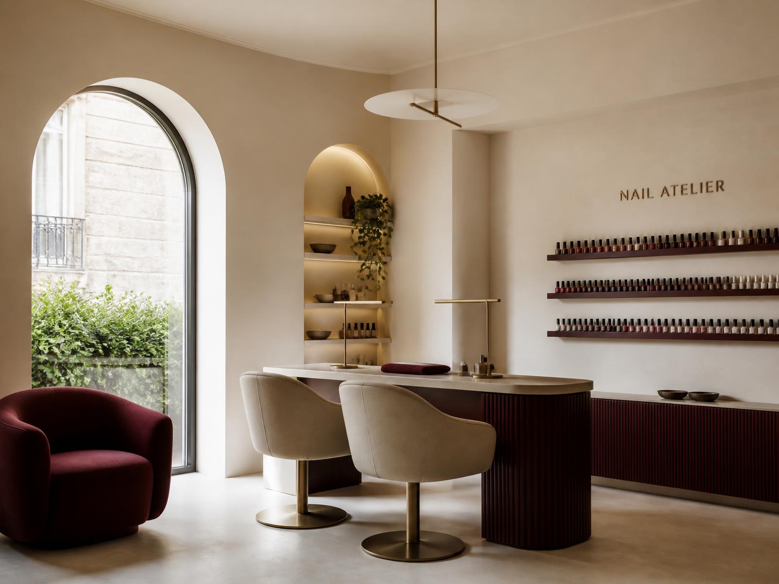 Interior del nail atelier MaNa.Esthetic TRIANA